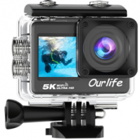Ourlife 5K Remote Touchscreen Action Camera