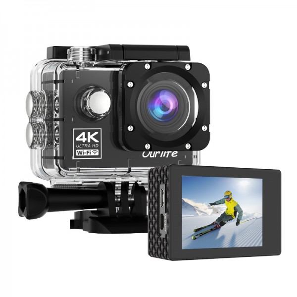 Ourlife Best-Value 4K WiFi Action Camera – 170° Wide-Angle