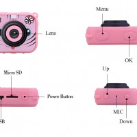 Ourlife AT-G20B Tiger-Design Kids Camera