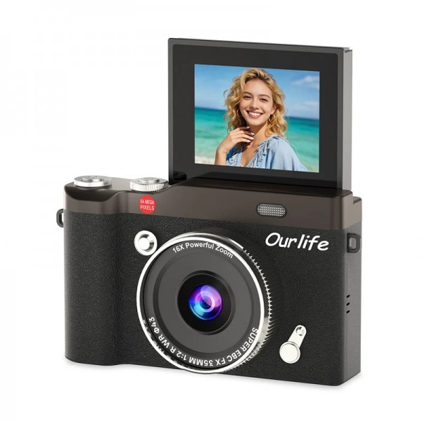 Ourlife Y02 Flip-Screen Digital Camera