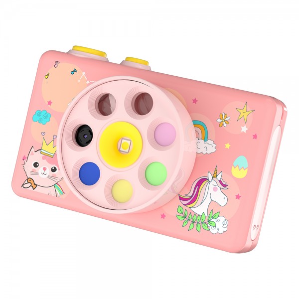 Cute Unicorn & Cat Kids Camera – Dual Lens, 2.4" HD Screen, 1000mAh Battery
