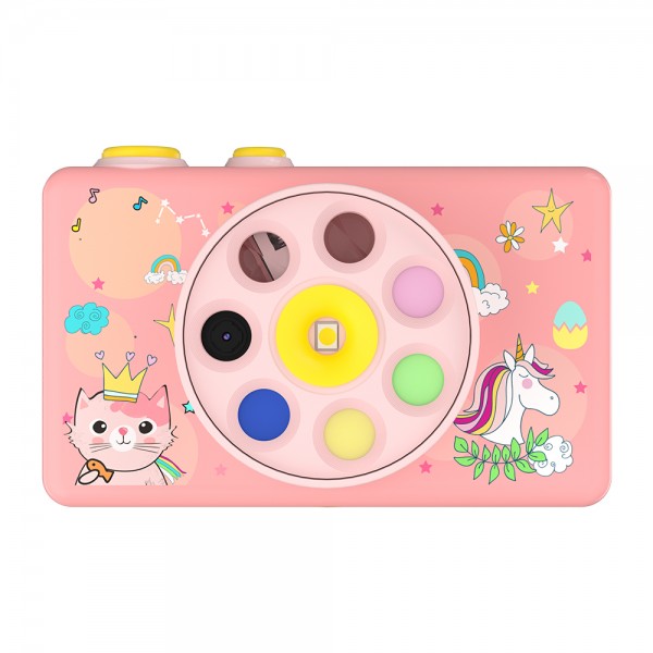 Cute Unicorn & Cat Kids Camera – Dual Lens, 2.4" HD Screen, 1000mAh Battery