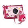 Cute Bear Kids Camera with Silicone Protective Case – Dual Lens, 2.4" HD Screen, 48MP Photos & 1080P Video