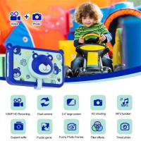 Cute Bear Kids Camera with Silicone Protective Case – Dual Lens, 2.4" HD Screen, 48MP Photos & 1080P Video