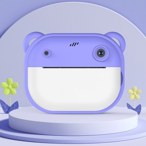 Kids Print Camera with 180° Flip Lens & Dual Lens