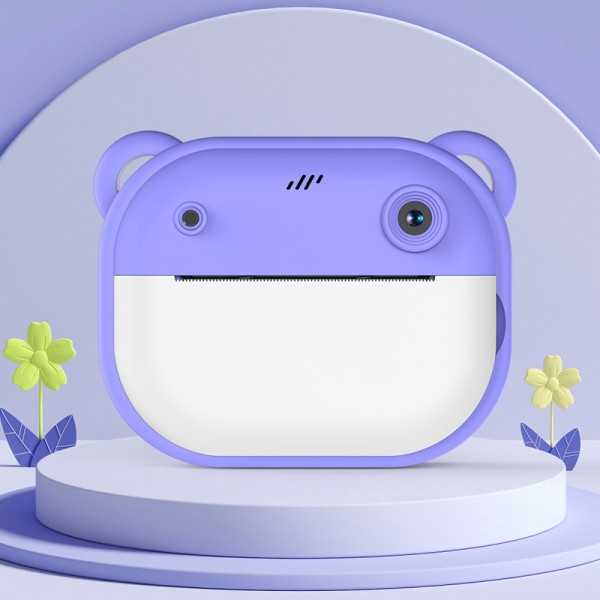 Kids Print Camera with 180° Flip Lens & Dual Lens