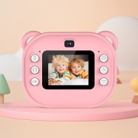 Kids Print Camera with 180° Flip Lens & Dual Lens