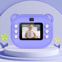 Kids Print Camera with 180° Flip Lens & Dual Lens