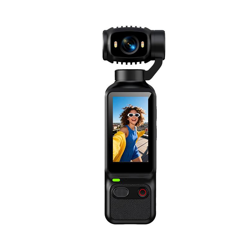 5-Color Handheld Gimbal Camera – 1.97" HD Screen, 180° Rotating Lens, 2 Night Vision Lights, 1800mAh, Up to 128GB