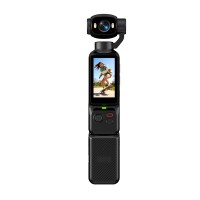5-Color Handheld Gimbal Camera with Charging Dock — Rotating Screen & Lens