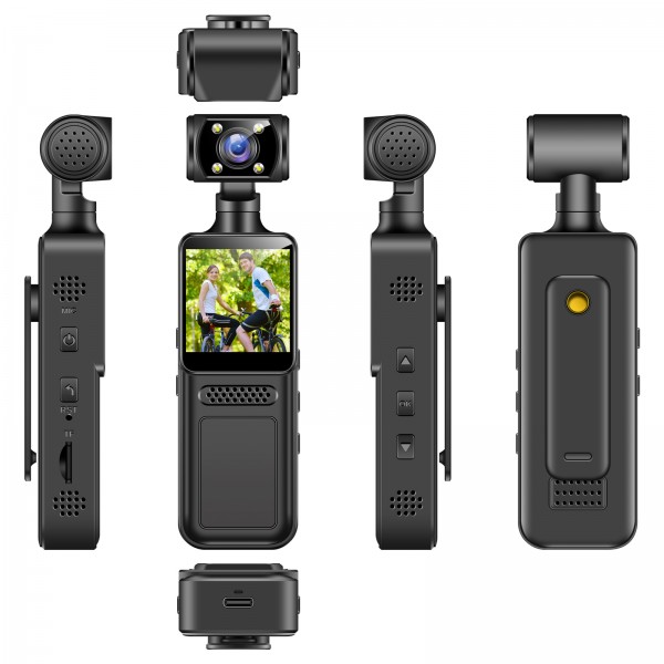180° Rotating Sports Camera – Ride, Record, Share