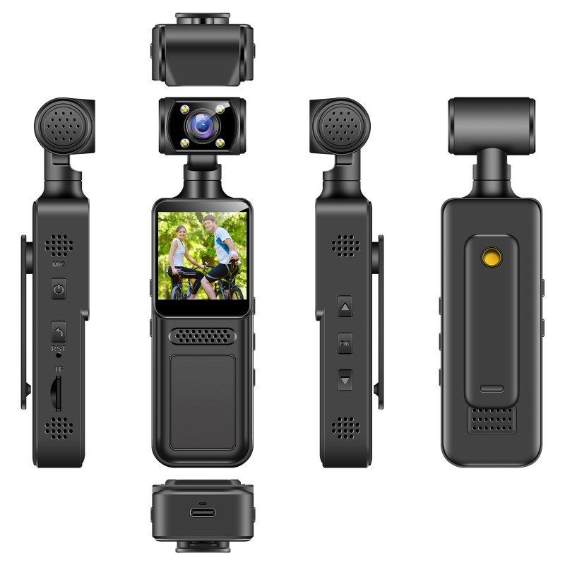 180° Rotating Sports Camera – Ride, Record, Share