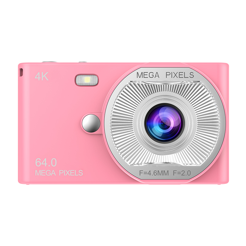 Ourlife 4K CCD Digital Camera – Dual Cameras, HD Screen, Type-C, 4 Colors, Gift Packaging