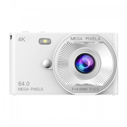 Ourlife 4K CCD Digital Camera – Dual Cameras, HD Screen, Type-C, 4 Colors, Gift Packaging