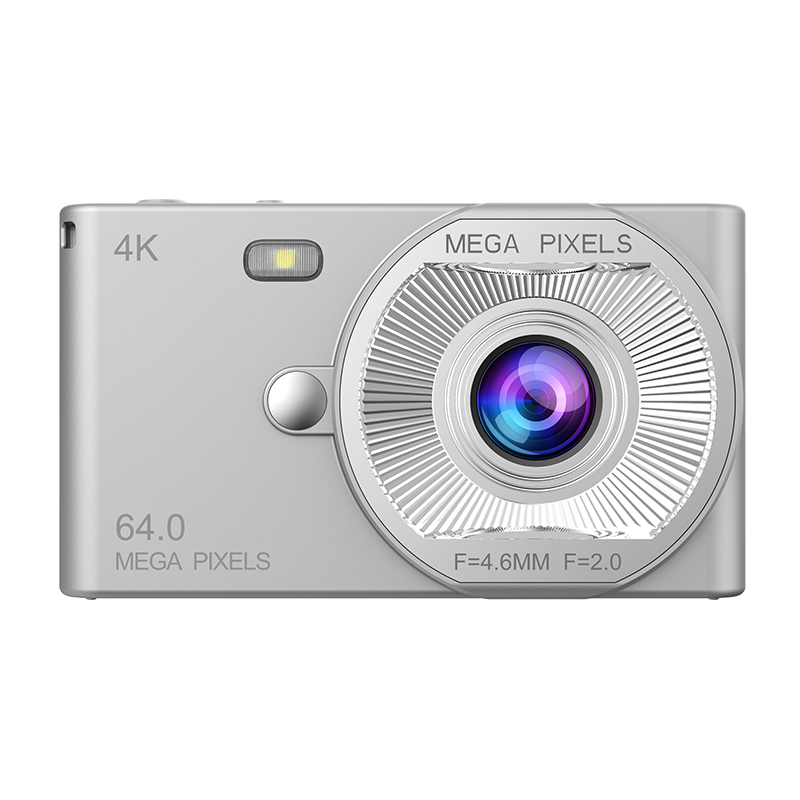 Ourlife 4K CCD Digital Camera – Dual Cameras, HD Screen, Type-C, 4 Colors, Gift Packaging