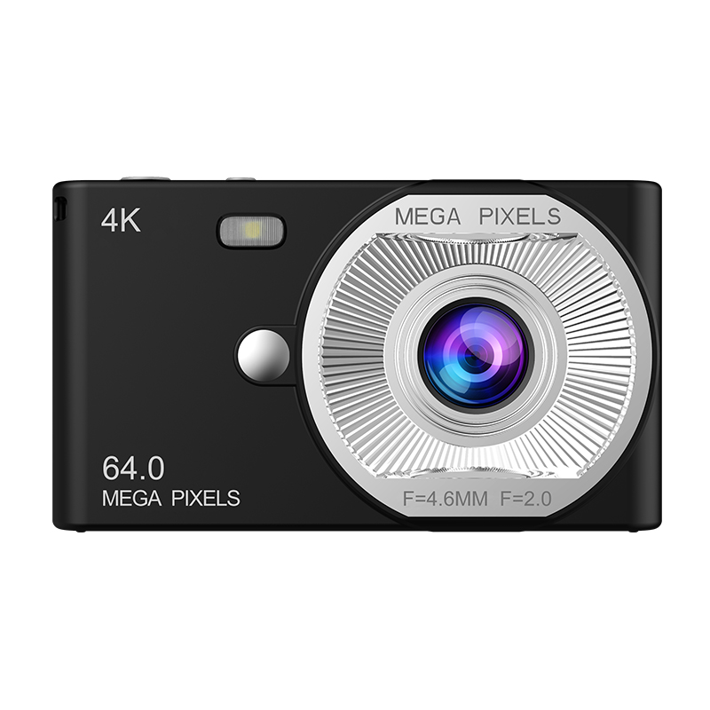 Ourlife 4K CCD Digital Camera – Dual Cameras, HD Screen, Type-C, 4 Colors, Gift Packaging
