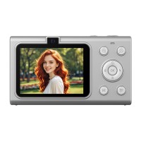 Ourlife 4K CCD Digital Camera – Dual Cameras, HD Screen, Type-C, 4 Colors, Gift Packaging