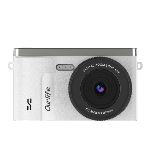 Ourlife Pocket Digital Camera – 18X Zoom,2.4" HD Screen,Built-in Flash