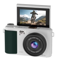 Ourlife 8K Ultra HD Digital Camera – 88MP, 18X Zoom, 3.0" Flip Screen, AF Autofocus, WiFi