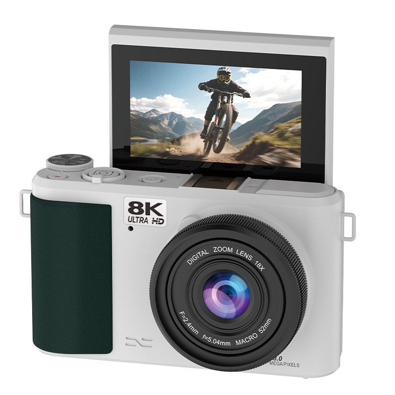 Ourlife 8K Ultra HD Digital Camera – 88MP, 18X Zoom, 3.0" Flip Screen, AF Autofocus, WiFi