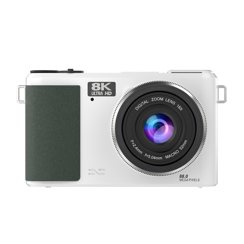 Ourlife 8K Ultra HD Digital Camera – 88MP, 18X Zoom, 3.0" Flip Screen, AF Autofocus, WiFi