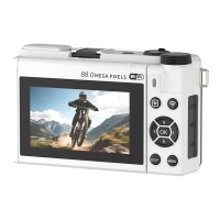 Ourlife 8K Ultra HD Digital Camera – 88MP, 18X Zoom, 3.0" Flip Screen, AF Autofocus, WiFi