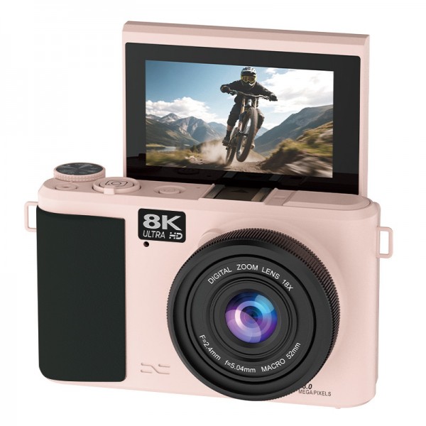 Ourlife 8K Ultra HD Digital Camera – 88MP, 18X Zoom, 3.0" Flip Screen, AF Autofocus, WiFi