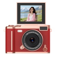 Ourlife 1080P Flip-Screen Digital Camera – 18X Zoom, Auto Focus, 7 Colors, MP3 & Games