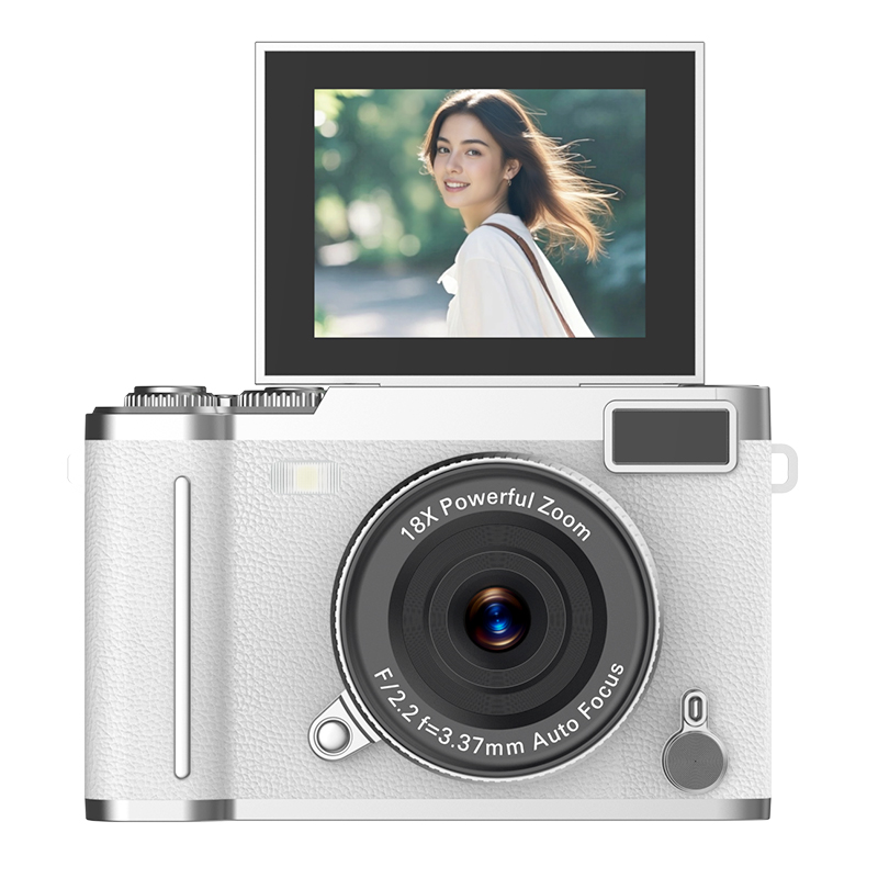 Ourlife 1080P Flip-Screen Digital Camera – 18X Zoom, Auto Focus, 7 Colors, MP3 & Games