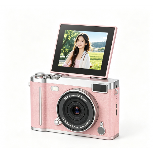 Ourlife 1080P Flip-Screen Digital Camera – 18X Zoom, Auto Focus, 7 Colors, MP3 & Games