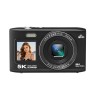 Ourlife 5K Digital Camera – 16X Zoom, 72MP Photos, 2.8" HD Screen, WiFi, Webcam, LED Fill Light, 1200mAh