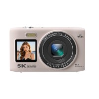 Ourlife 5K Digital Camera – 16X Zoom, 72MP Photos, 2.8" HD Screen, WiFi, Webcam, LED Fill Light, 1200mAh
