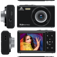Ourlife 4K Digital Camera – 64MP, 3X Optical Zoom
