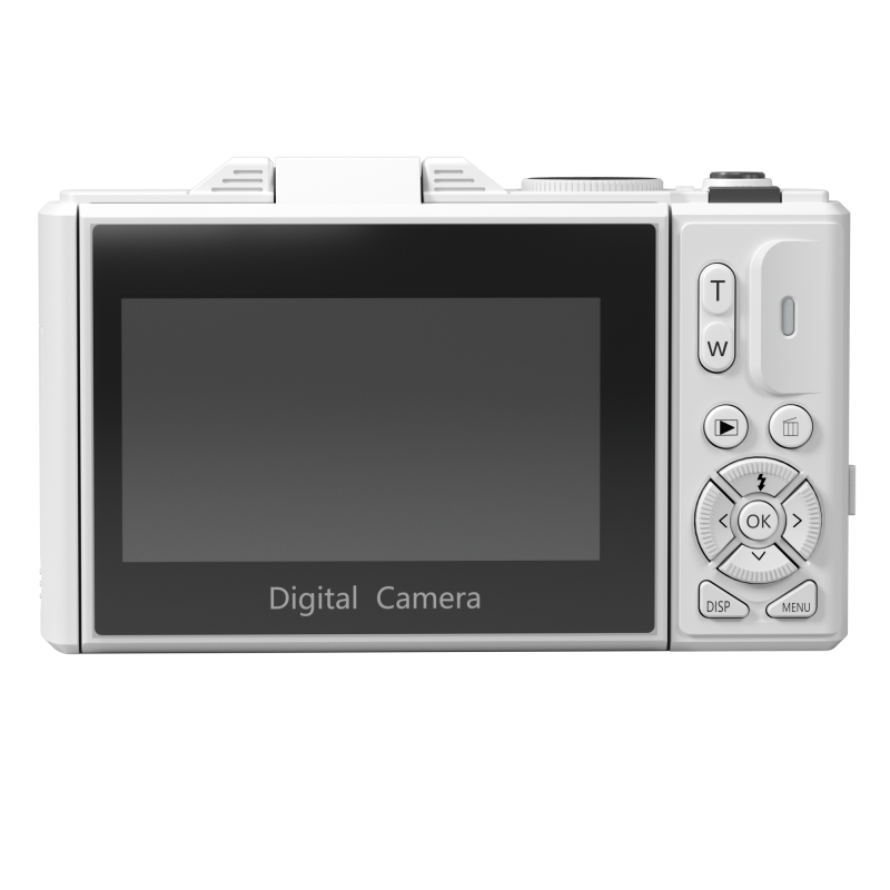 Ourlife 5K Ultra HD Vlogging Camera – 75MP, 18X Digital Zoom, 3.0" Flip Screen, WiFi & 1050mAh