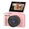 Ourlife 5K Ultra HD Vlogging Camera – 75MP, 18X Digital Zoom, 3.0" Flip Screen, WiFi & 1050mAh
