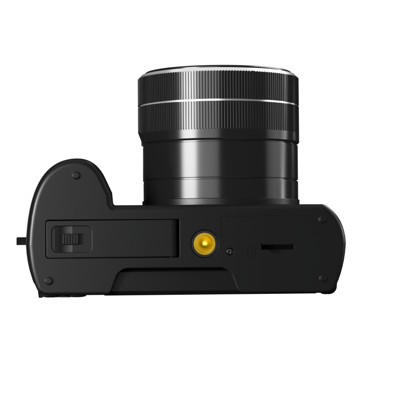 Ourlife 4K Digital Camera – 12X Optical Zoom, 3.0" Flip Screen, 75MP Photos, WiFi, Type-C, 1500mAh