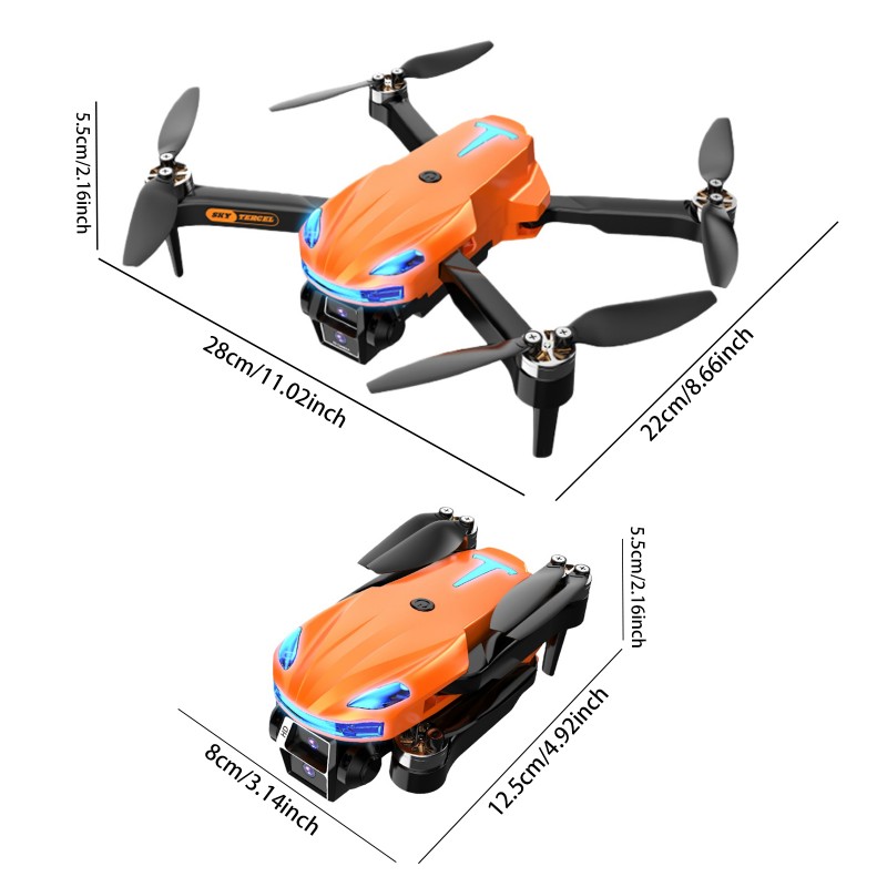 PRO TURBO 4K Dual Camera Drone with 3-Sided Obstacle Avoidance