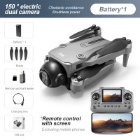 D18 Screen Controller Drone with 150° Dual Camera & 4-Sided Obstacle Avoidance