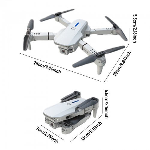 Mini FPV Drone with Dual Cameras, Trajectory Flight & One-Key Take-off