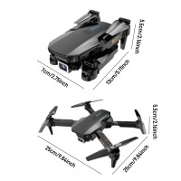 Foldable Dual-Camera Drone with Gesture Control & Trajectory Flight
