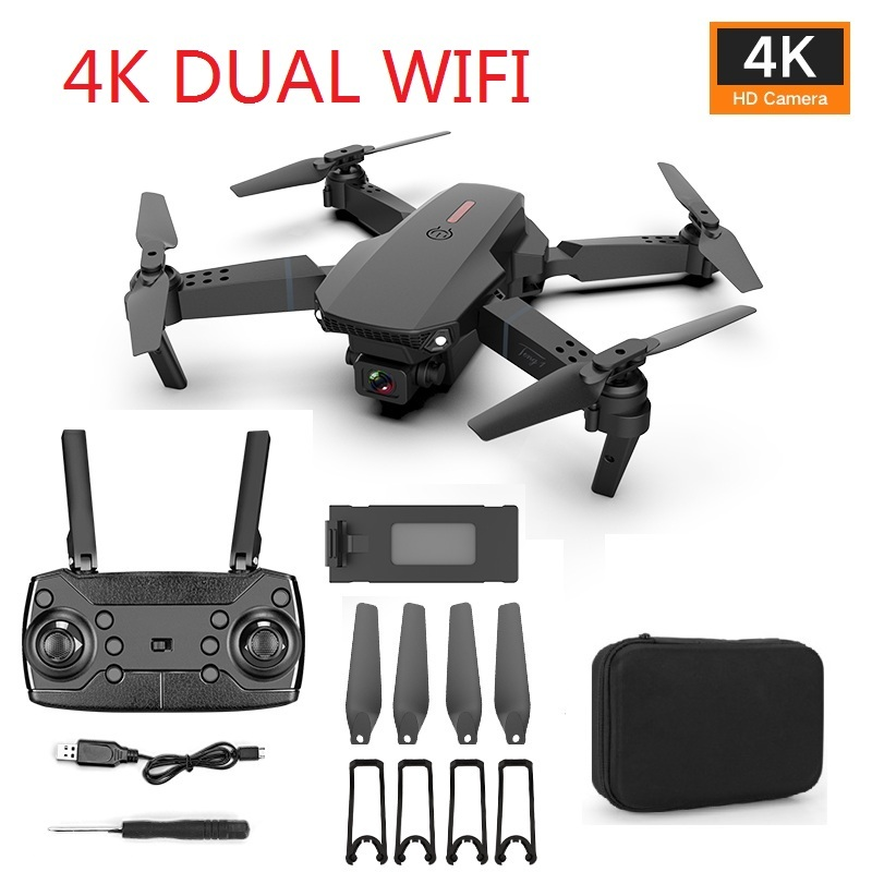 Foldable Dual-Camera Drone with Gesture Control & Trajectory Flight