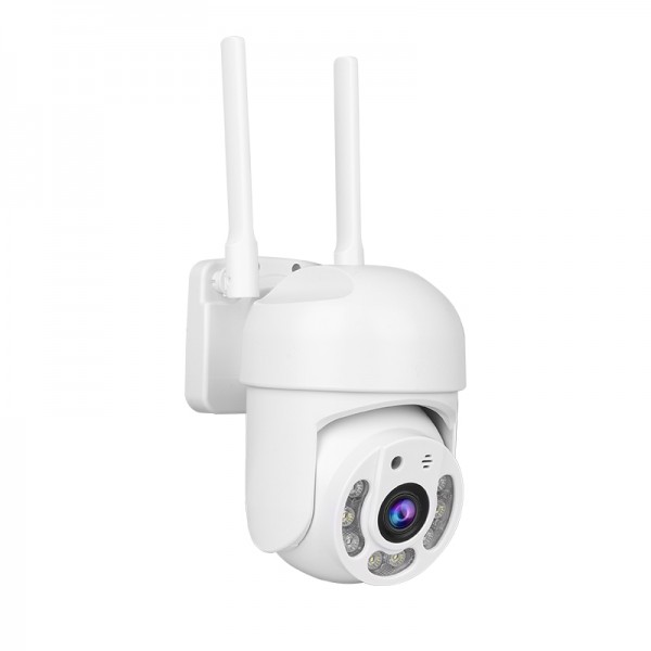 720P Smart PTZ Security Camera | 360° Panoramic View | IR Night Vision | Two-Way Audio | Dual Antenna WiFi | Type-C Powered
