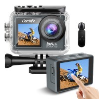 Ourlife 5K Dual-Screen EIS Action Camera