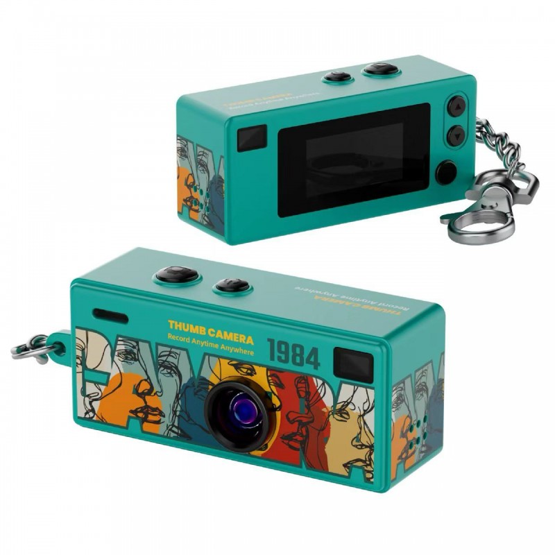 Retro Wearable Mini Camera — 8 Colors, Endless Fun