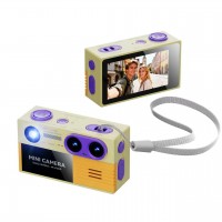 Dual-Screen Mini Camera for Kids — 4K Video, Front & Rear Screens