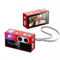 Dual-Screen Mini Camera for Kids — 4K Video, Front & Rear Screens