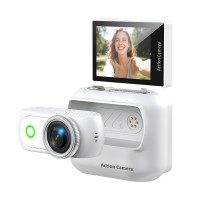 Magnetic Detachable Action Camera with 2.0" Flip Screen