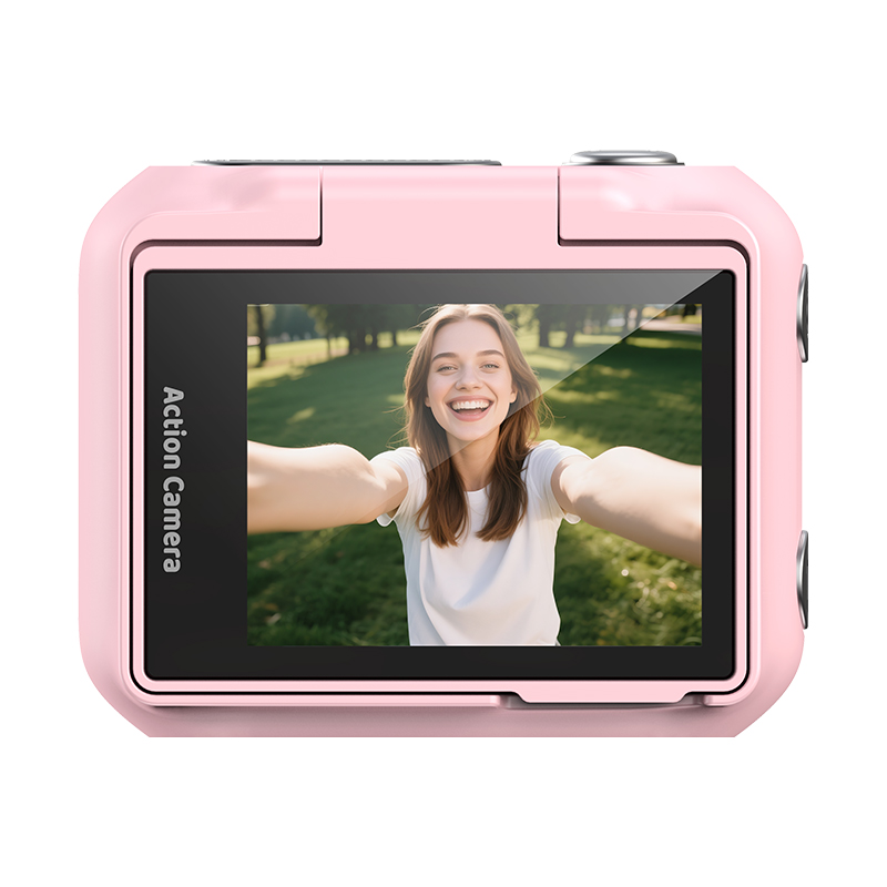 Magnetic Detachable Action Camera with 2.0" Flip Screen