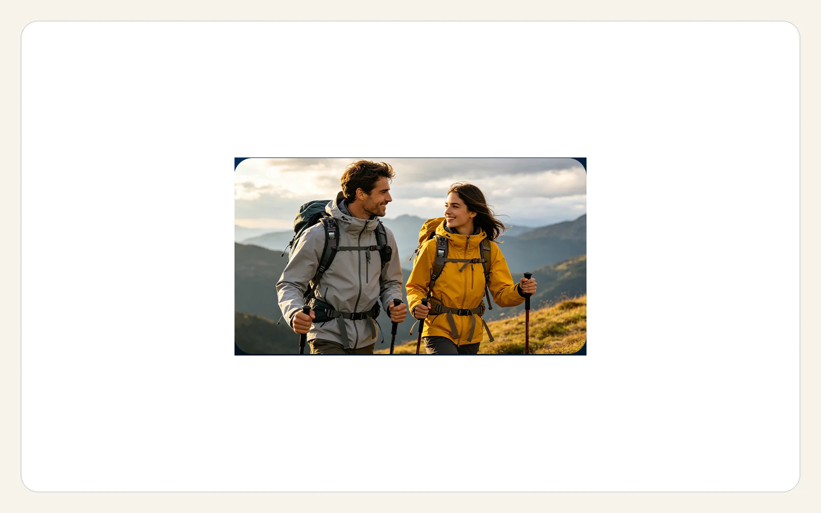 AT-J104 cameras shown in an outdoor hiking scene