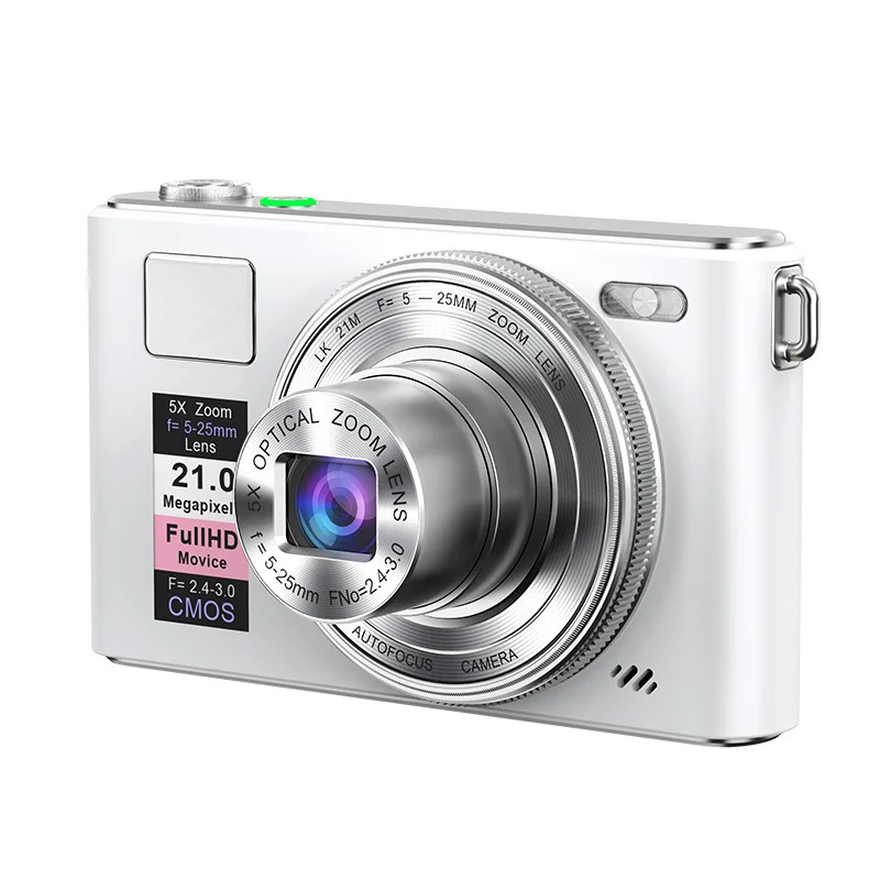 White LK016 camera with its optical lens extended